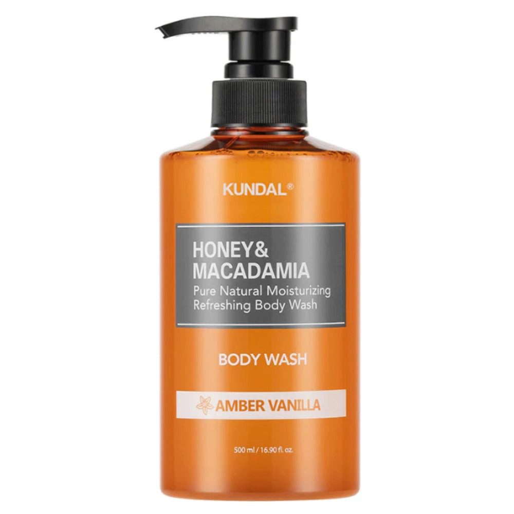 KUNDAL Körperpflegemittel KUNDAL, Honey & Macadamia Pure Body Wash, Amber Vanilla - 500ml