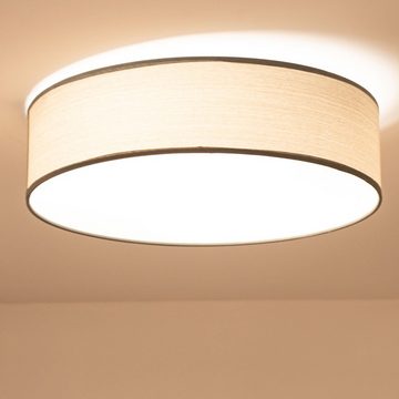 etc-shop LED Deckenleuchte, Leuchtmittel inklusive, Warmweiß, Decken Lampe Wohn Schlaf Zimmer Holz Optik Strahler Flur-