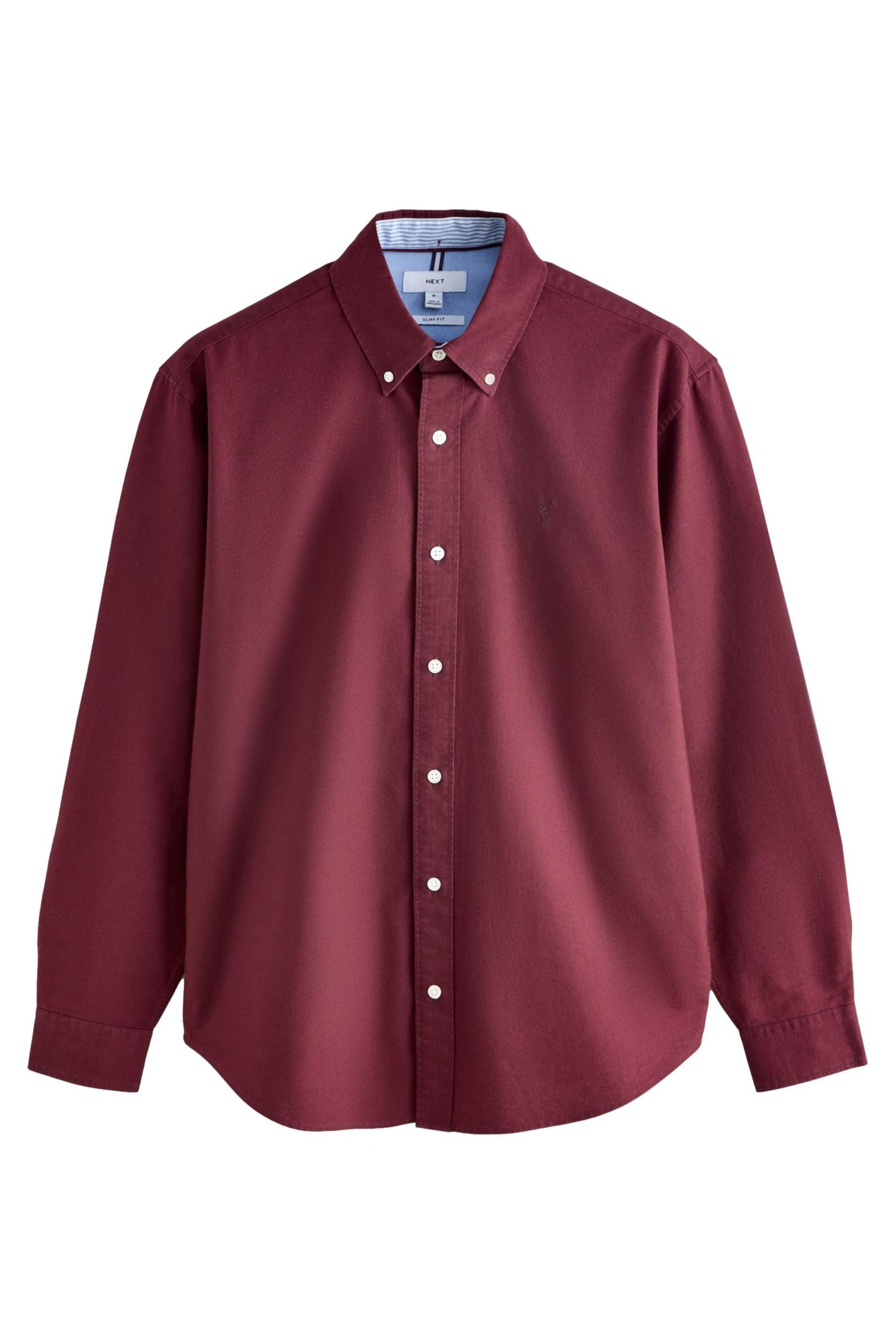 Langarmhemd Slim Fit Oxford-Langarmhemd