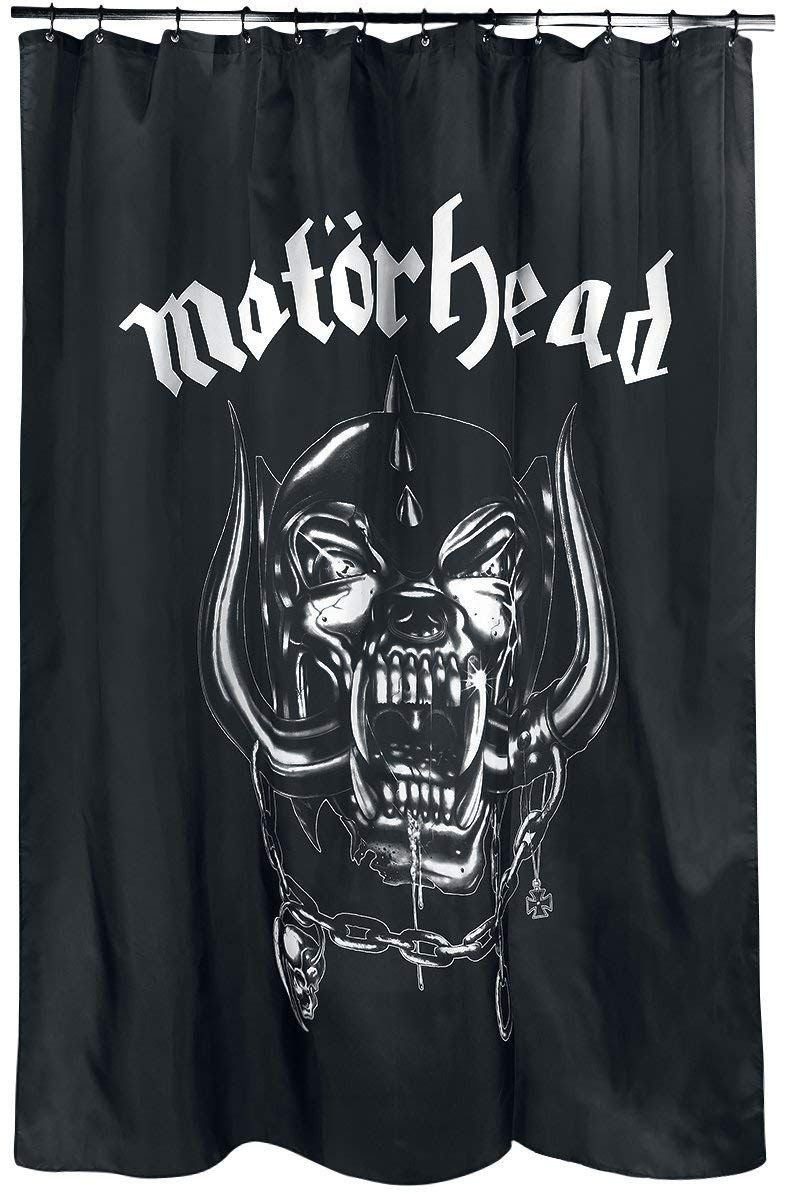 Klangundkleid Duschvorhang Motörhead Duschvorhang Warpig Logo (1-tlg), Offiziell lizenzierter Duschvorhang