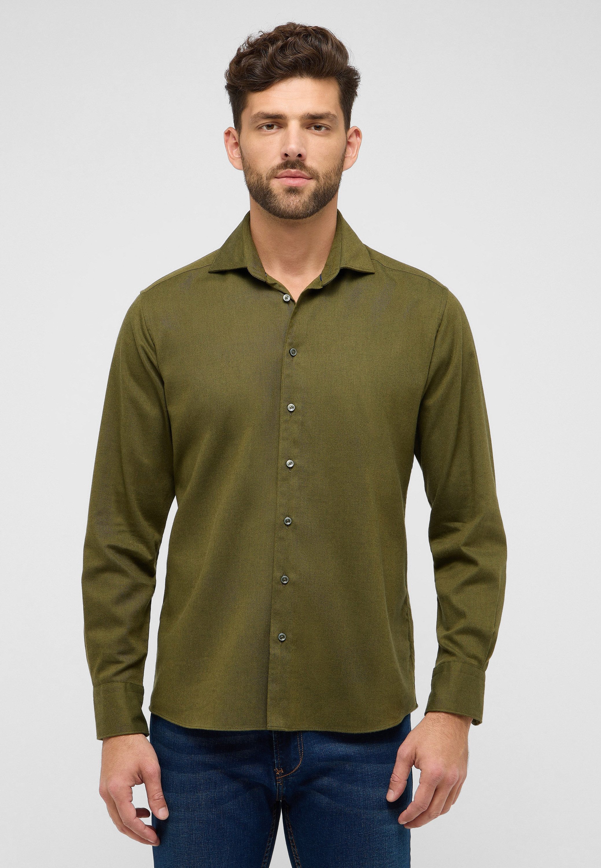 Eterna Langarmhemd MODERN FIT EASY IRON günstig online kaufen