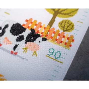 Vervaco Kreativset Vervaco Kreuzstich Set "Auf dem Bauernhof Messlatte", (embroidery kit by Marussia)