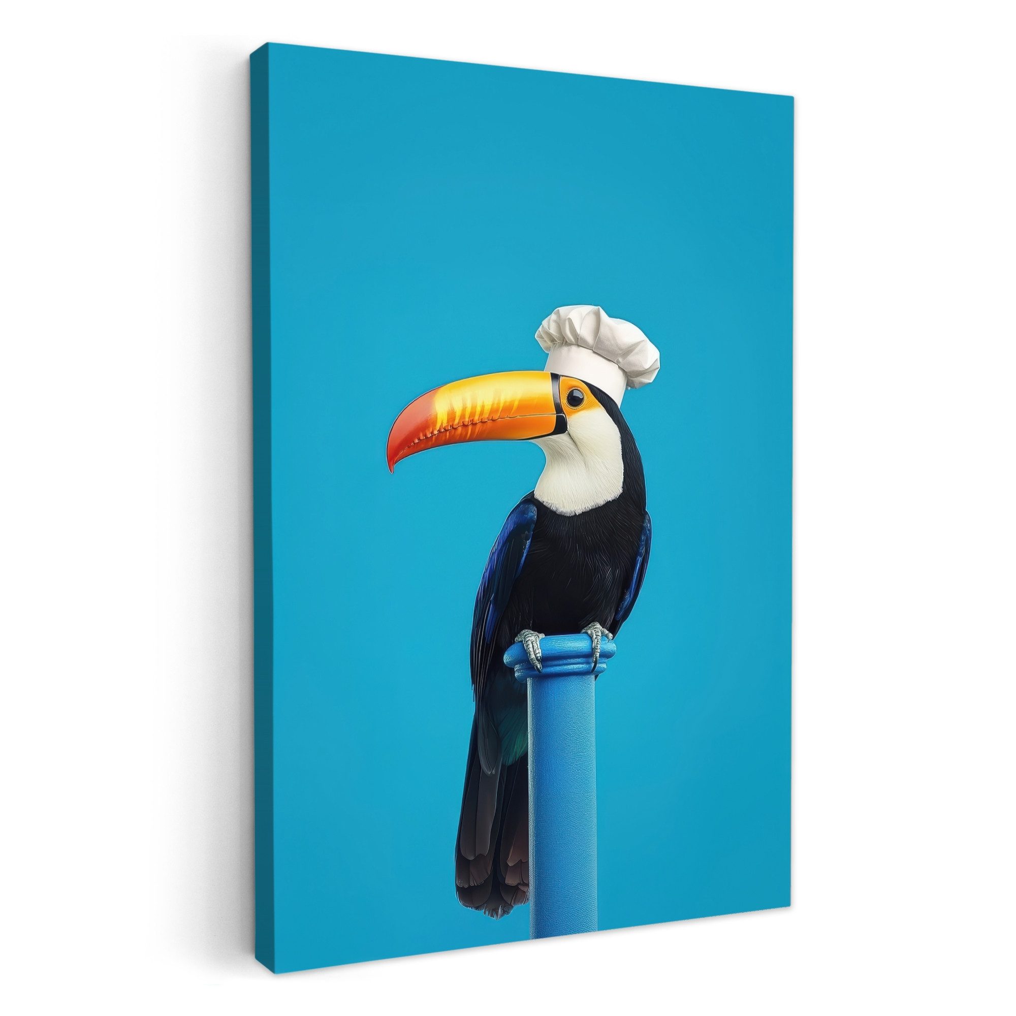 OneMillionCanvasses® Leinwandbild Tucan - Sockel - günstig online kaufen