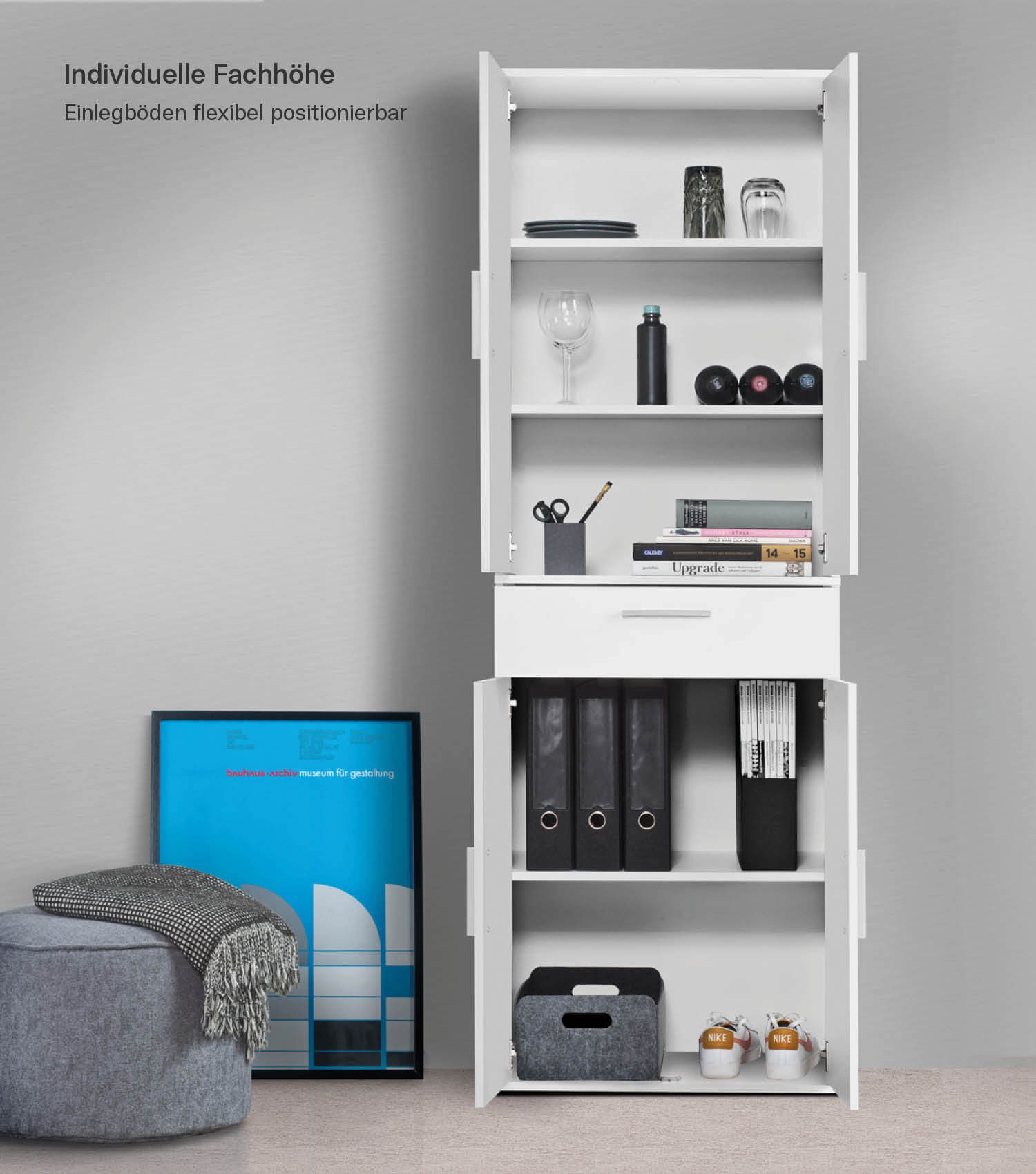 mokebo Mehrzweckschrank Der Praktische (180cm Höhe) günstig online kaufen