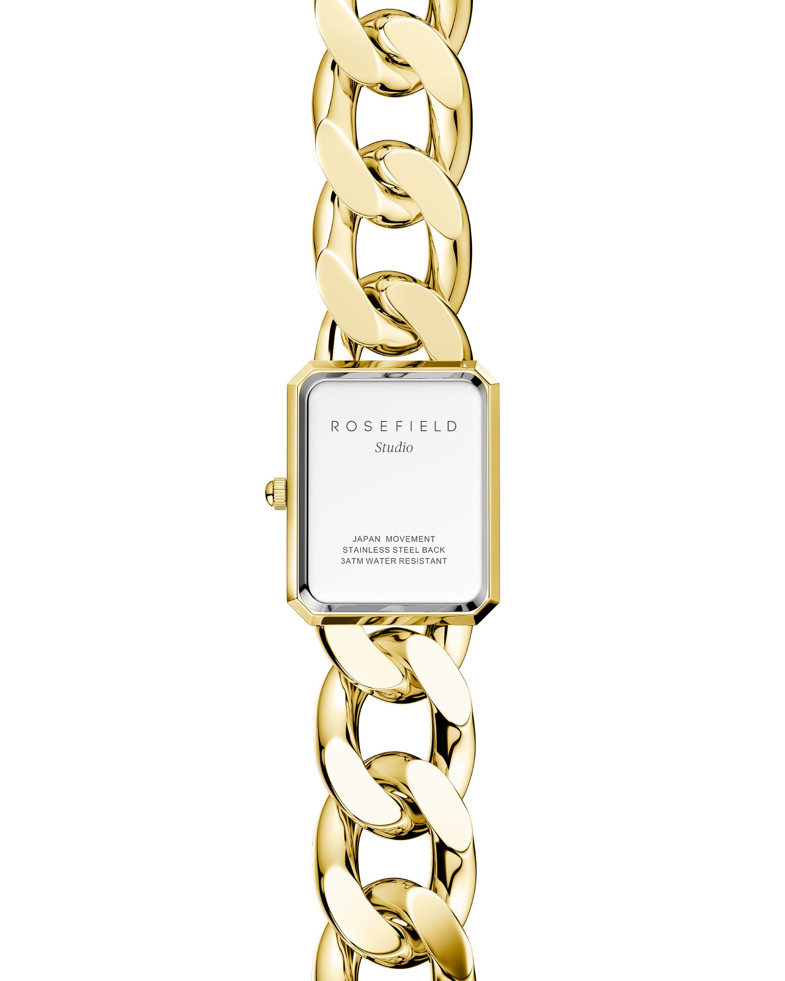 ROSEFIELD Quarzuhr ROSEFIELD Damenuhr Octagon XS 24mm Goldfarben