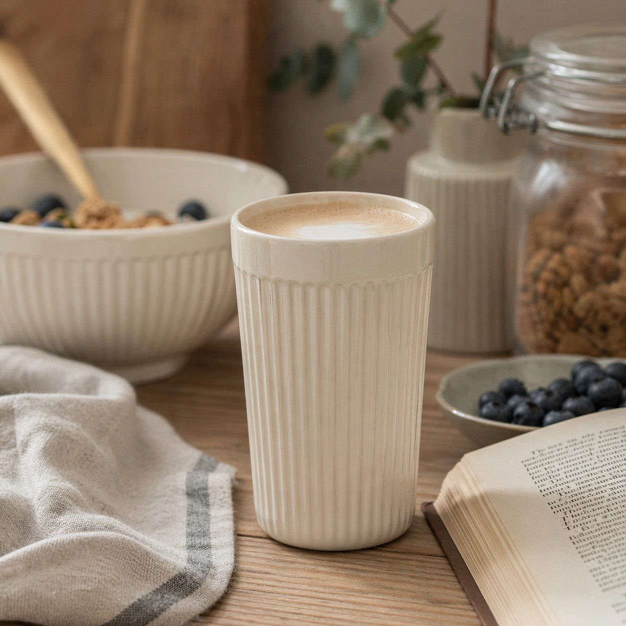 Ib Laursen Becher IB Laursen Café Latte Becher Mynte Butter Cream
