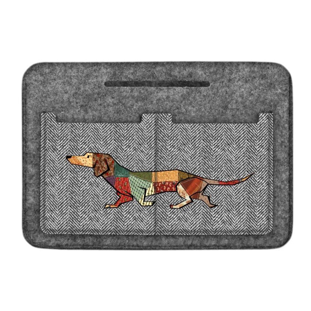 Organizer, Taschenorganizer mit 8 Fächern [ 26 x 18 x 8 cm ]; aus Filz-Material