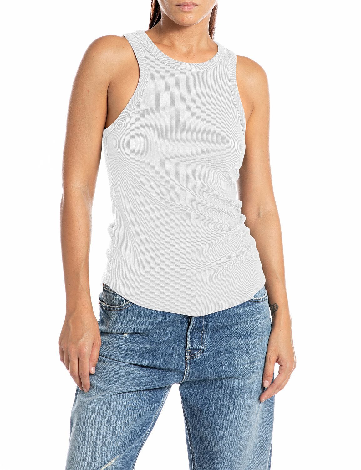 Replay Ripptanktop im Slim Fit
