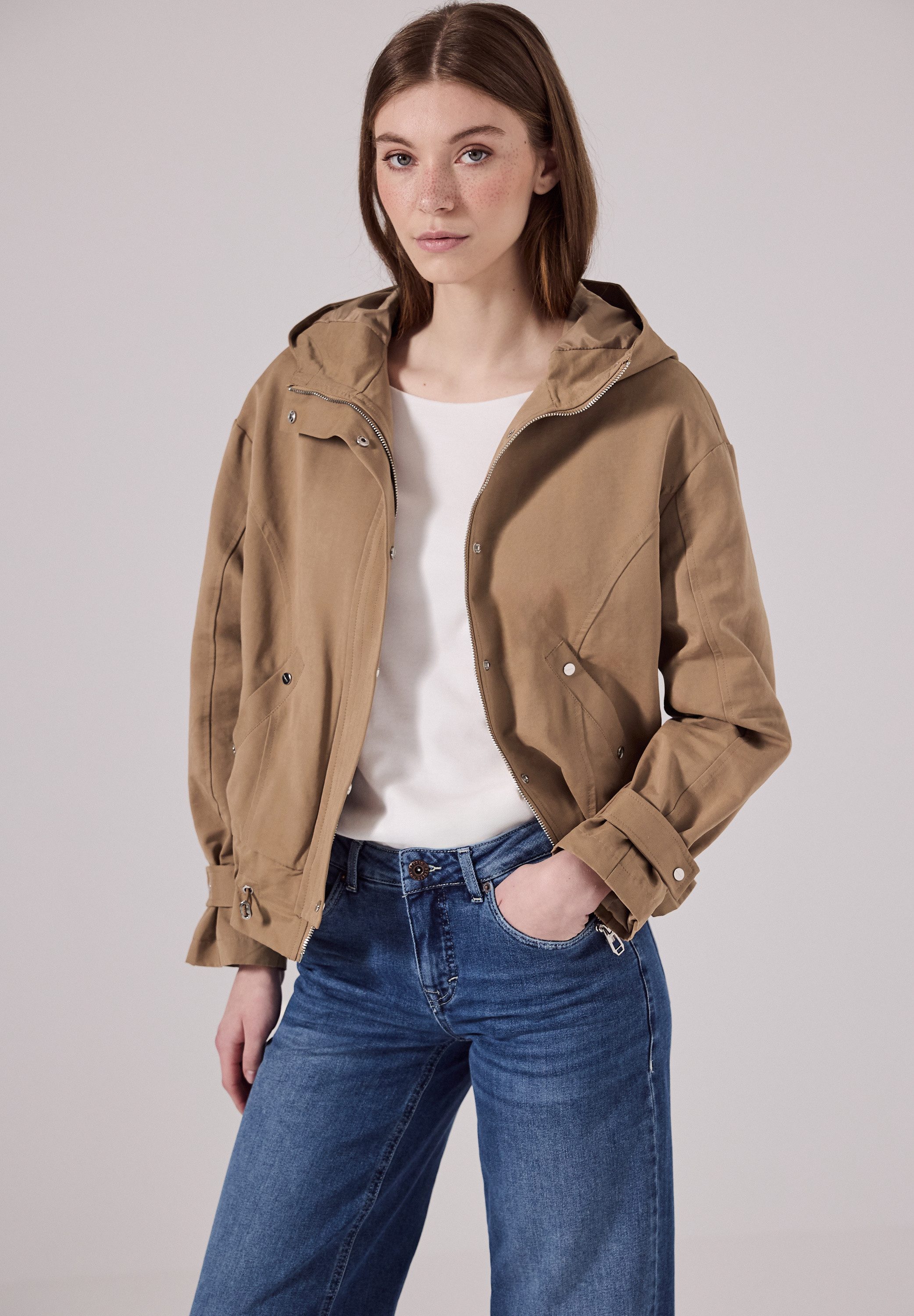 STREET ONE STUDIO Parka mit Tunnelzug günstig online kaufen