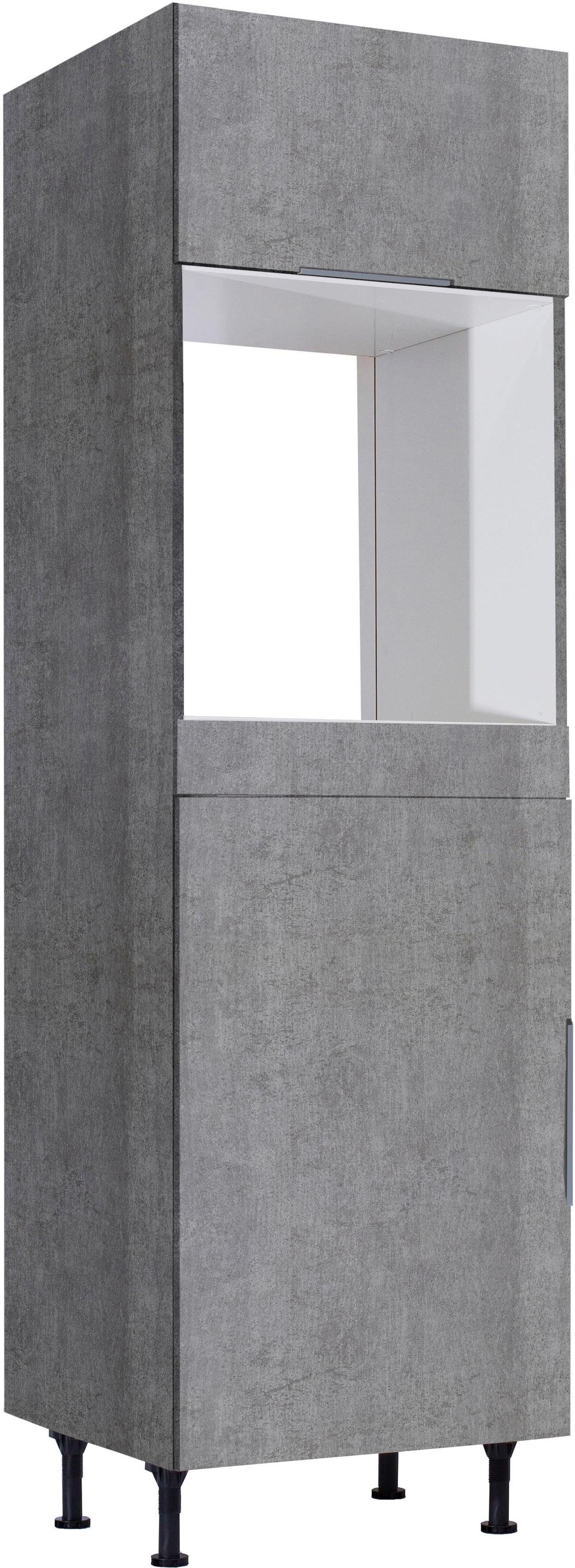 OPTIFIT Backofen/Kühlumbauschrank Tara betonfarben | betonfarben