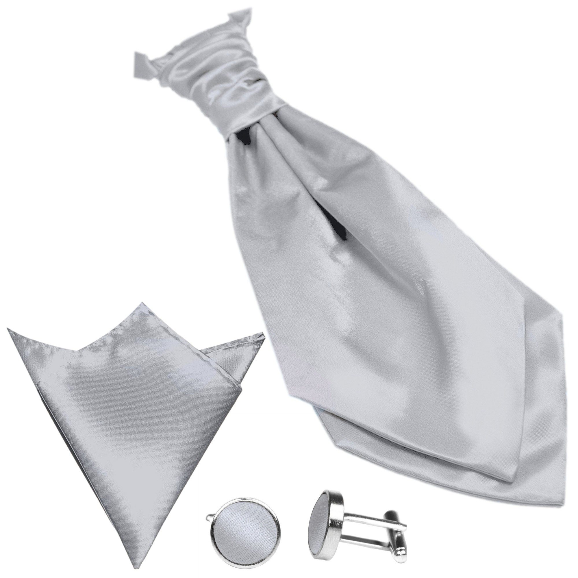 GASSANI Krawatte Satin Hochzeitskrawatte, Herren-Krawatte Hochzeit Plastron günstig online kaufen