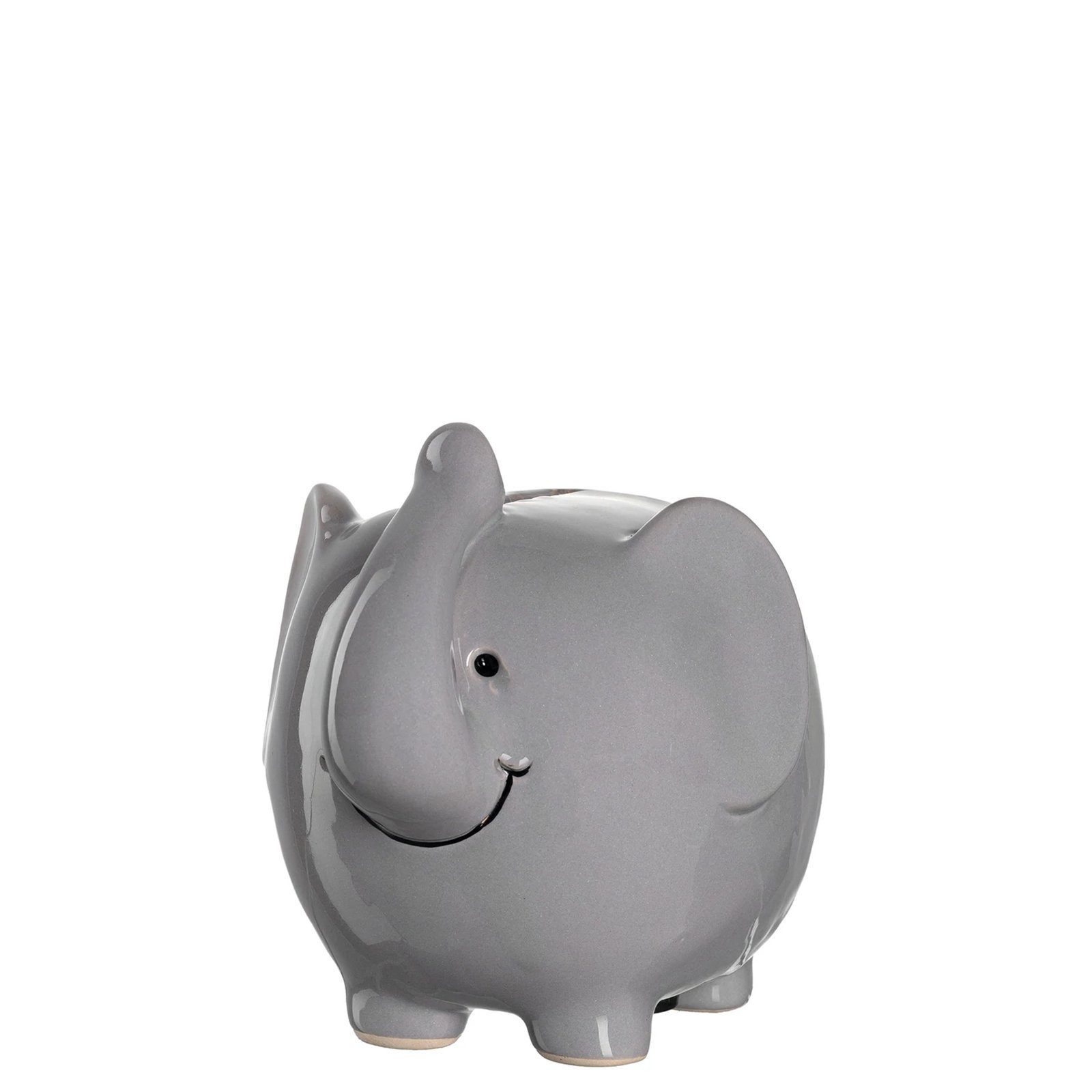 (Stück, 1-tlg), Geschenkidee Spardose Spardose LEONARDO cm 11,5 Elefant BAMBINI, grau