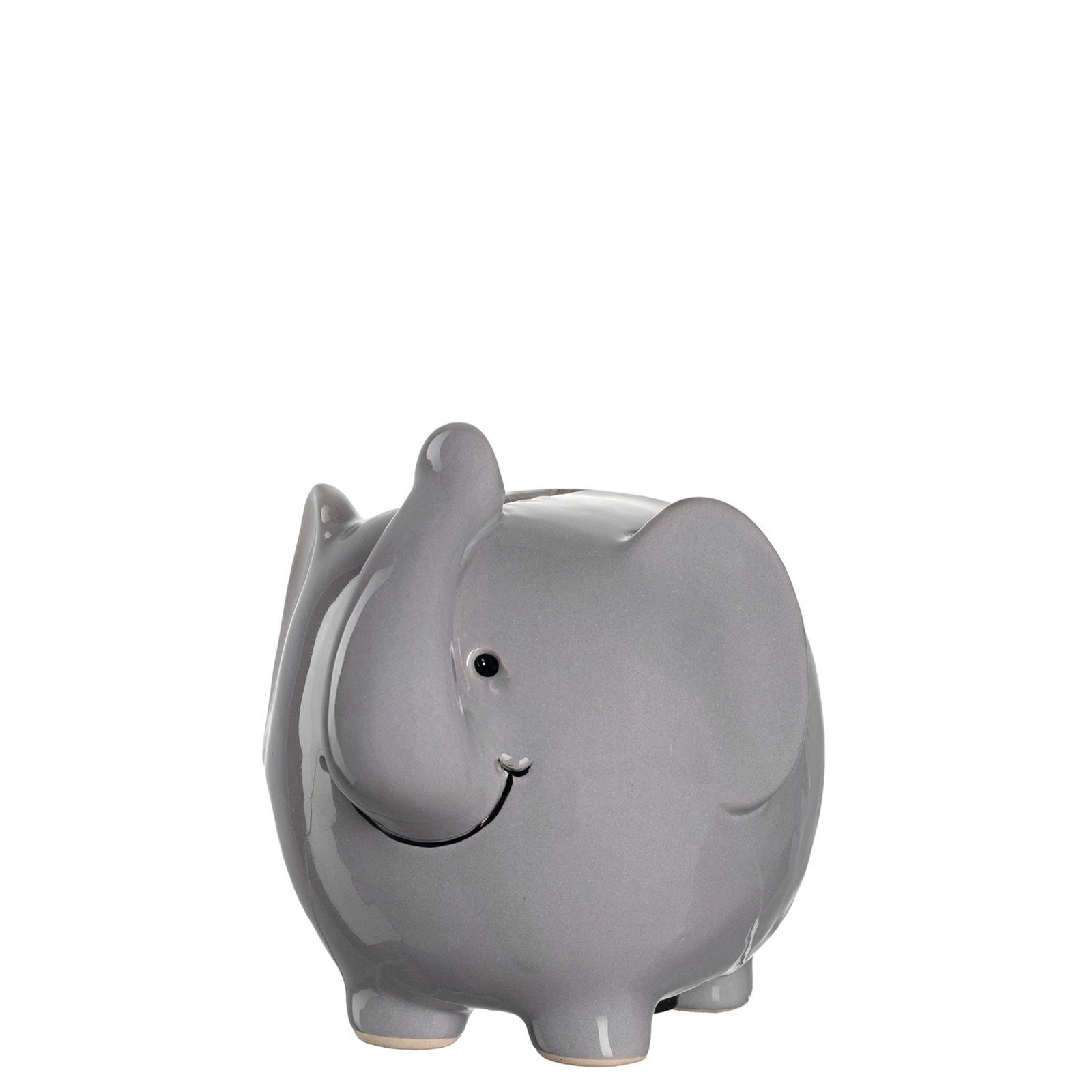 LEONARDO Spardose Spardose 11,5 cm grau Elefant BAMBINI, (Stück, 1-tlg), Geschenkidee