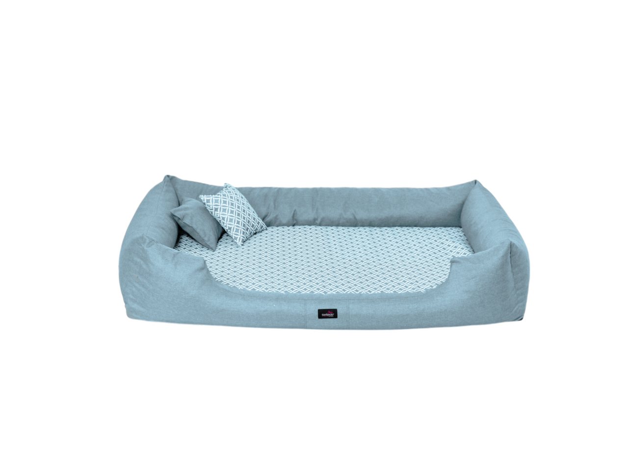 Thumbnail - tierlando® Tierbett Orthopädisches Hundebett ELLEN Polyester Rauten-Muster L-XXXL