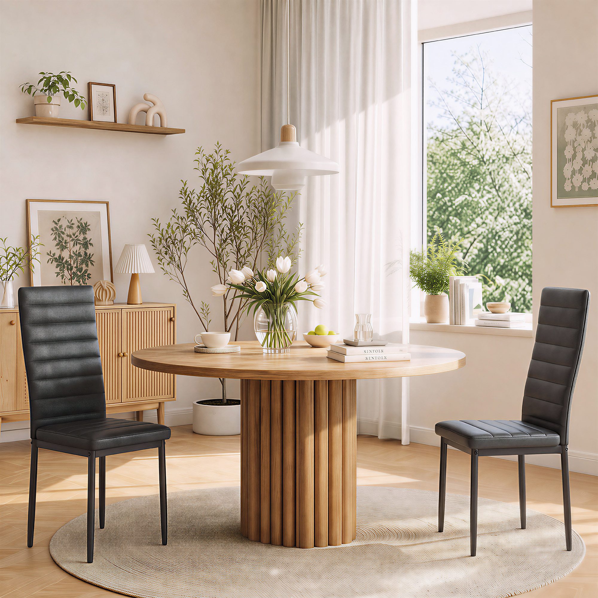 Blishom Esszimmerstuhl Esszimmerstühle 6er-Set, Küchenstuhl mit Gepolstert, 41x50x97 cm (6 St) – Bild 3 von 5