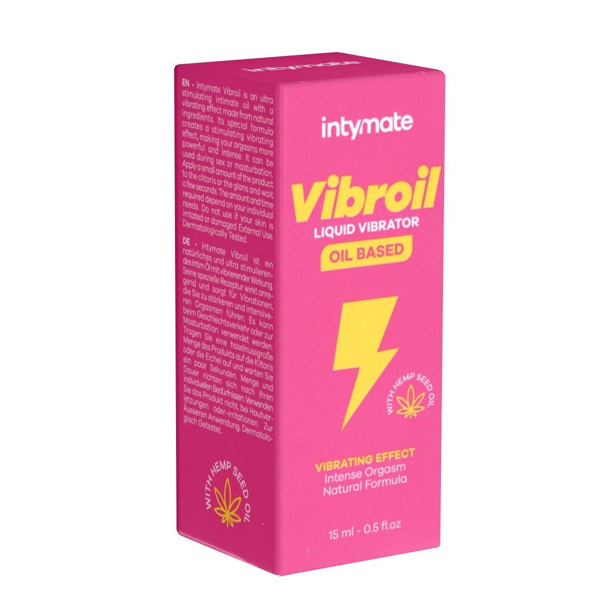 INTIMATELINE Stimulationsgel INTYMATE Vibroil, Flasche mit 15ml, 1-tlg., stimulierendes Unisex Intimgel für beide Partner