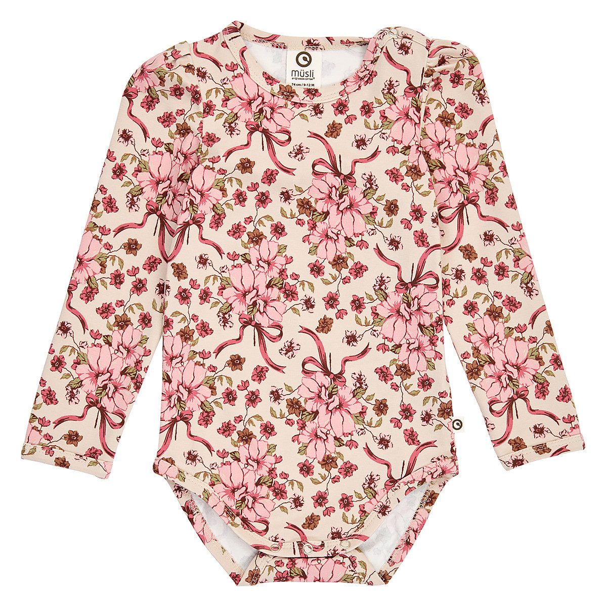 Müsli Langarmbody 1582081800 Mädchen (1-tlg) Langarm Einteiler, Body, Longsleeve-Body, Bodysuit, Stretchbody