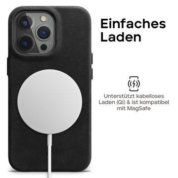 wiiuka Smartphone-Hülle skiin MORE Handyhülle für iPhone 14 Pro, Handgefertigt - Deutsches Leder, Premium Case