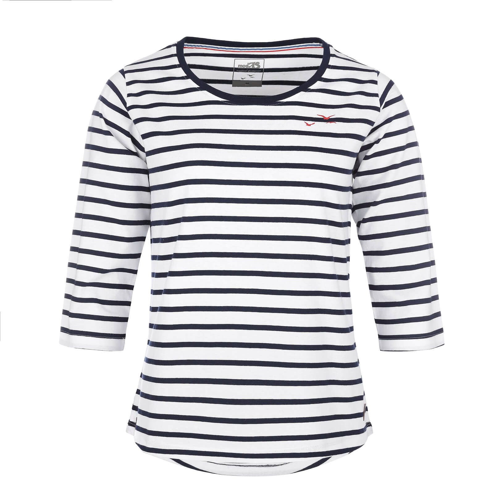 modAS 3/4-Arm-Shirt Damen Bretonisches Shirt 3/4-Arm günstig online kaufen