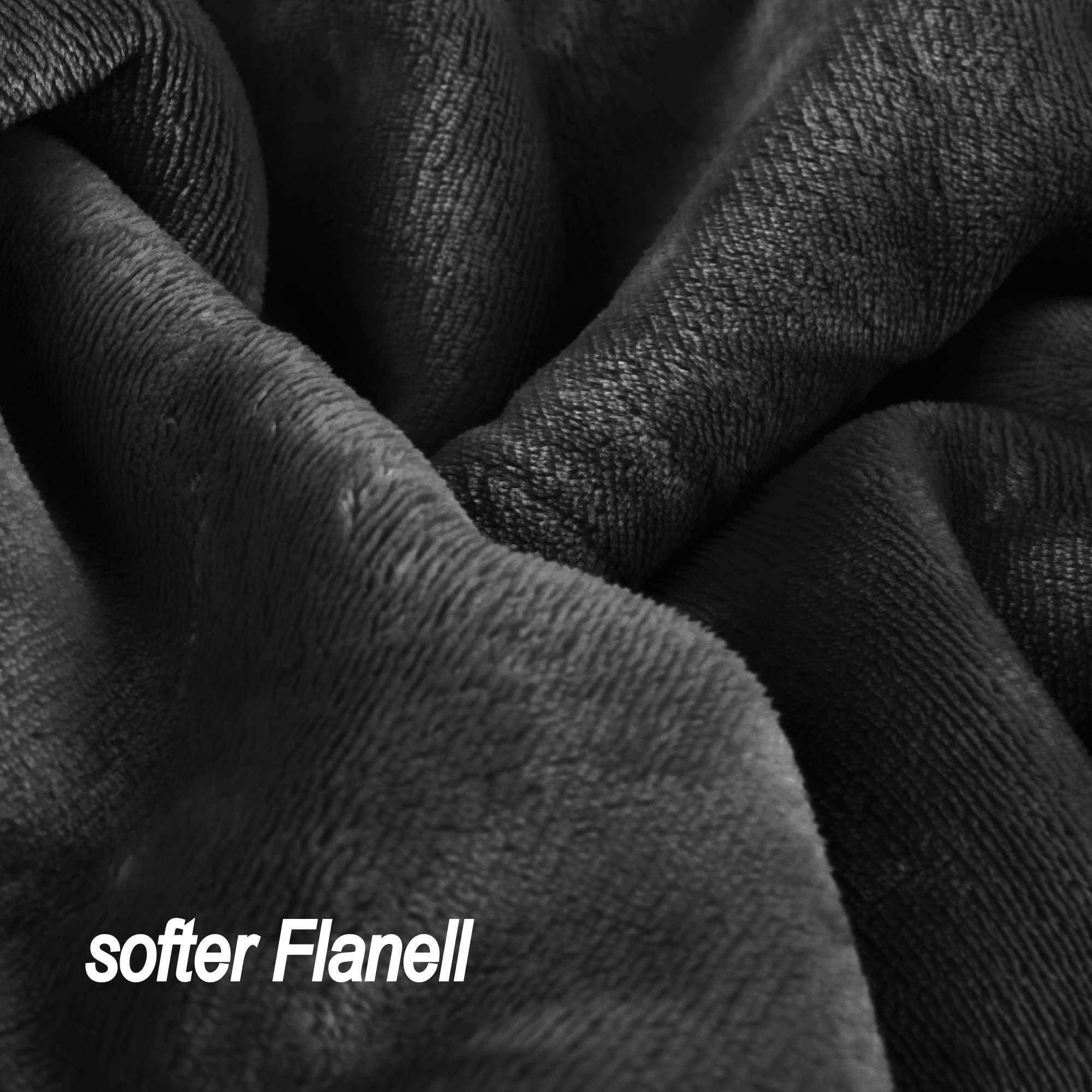 Wohndecke "Teddy Fleece" Wendedecke mit 2 Seiten, Bestlivings, 150x200cm, weiches Flanell, flauschiges Sherpa-Fleece, dichter Stoff – Bild 5 von 5