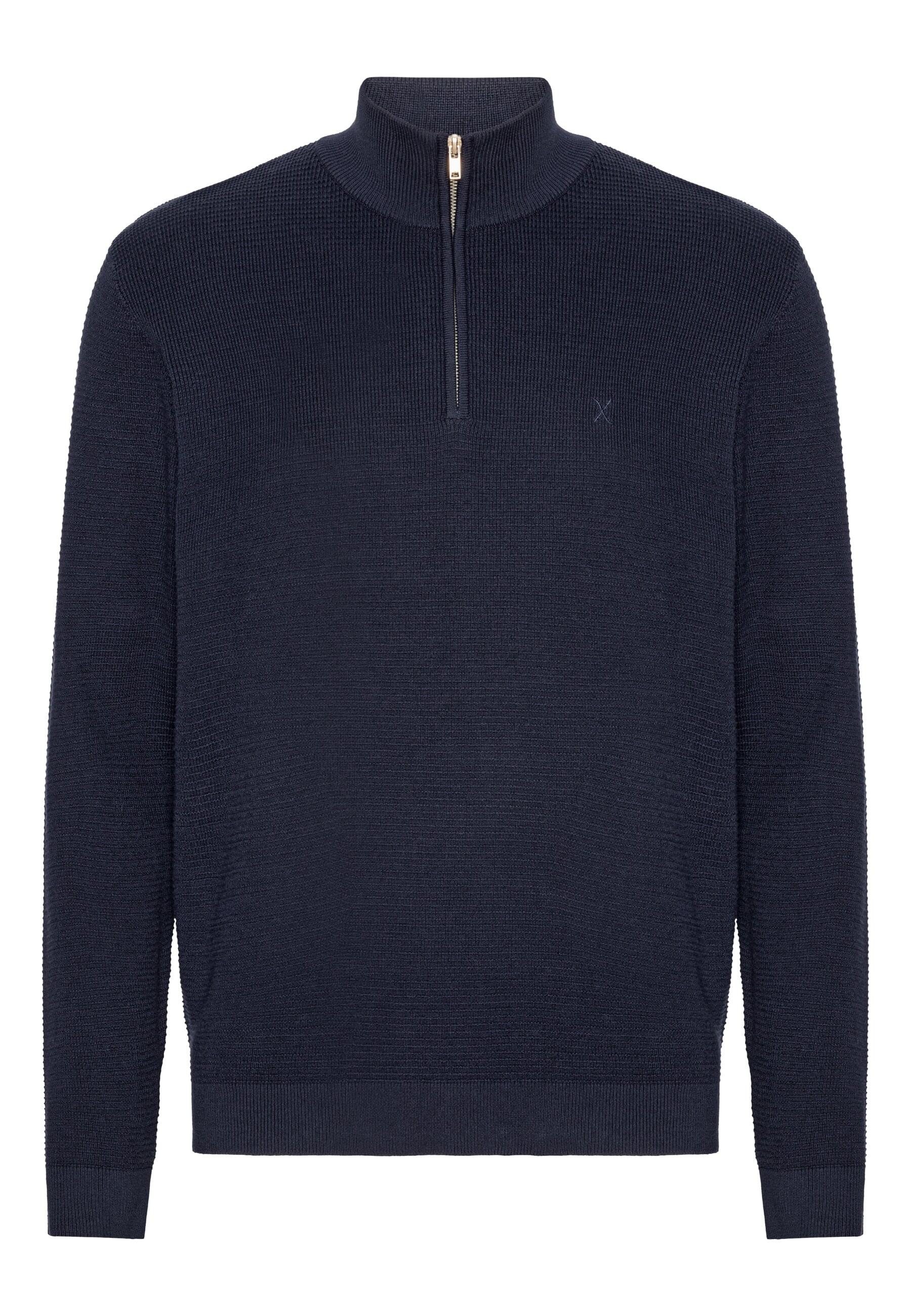 Clean Cut Copenhagen Sweater Clean Cut Copenhagen Oscar Half-Zip Knit (1-tlg)