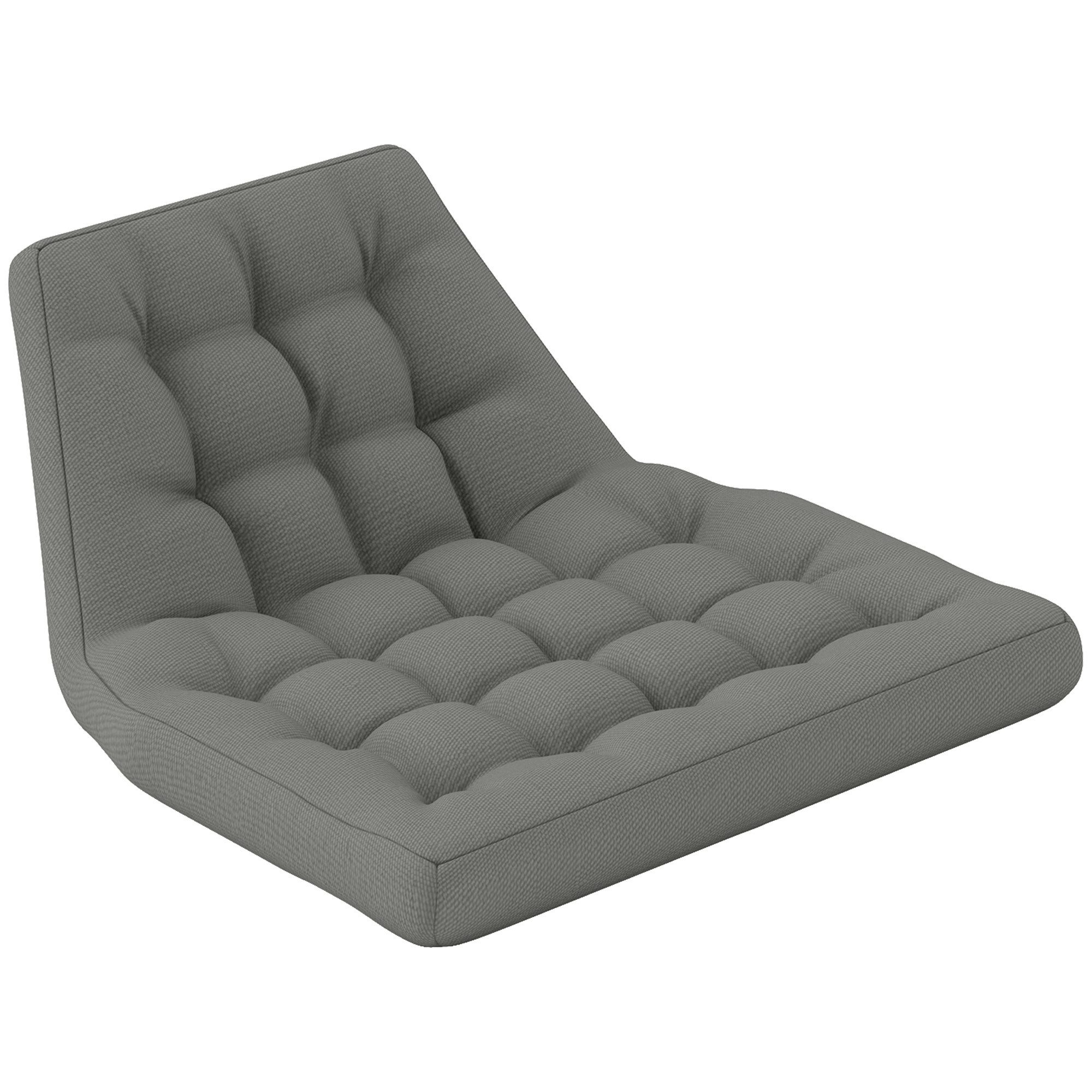 MC Star Sitzkissen 120x100 cm Stuhlkissen mit Rückenlehne, 8cm dick Polsterauflage, wasserabweisend Sitzpolster für Schaukelstühle und Hängekörbe