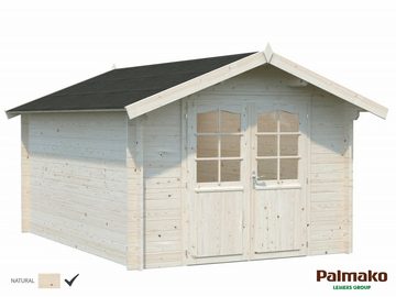 Palmako Gartenhaus Lotta 10,0 Holzhaus Blockbohlenhaus, BxT: 295x400 cm