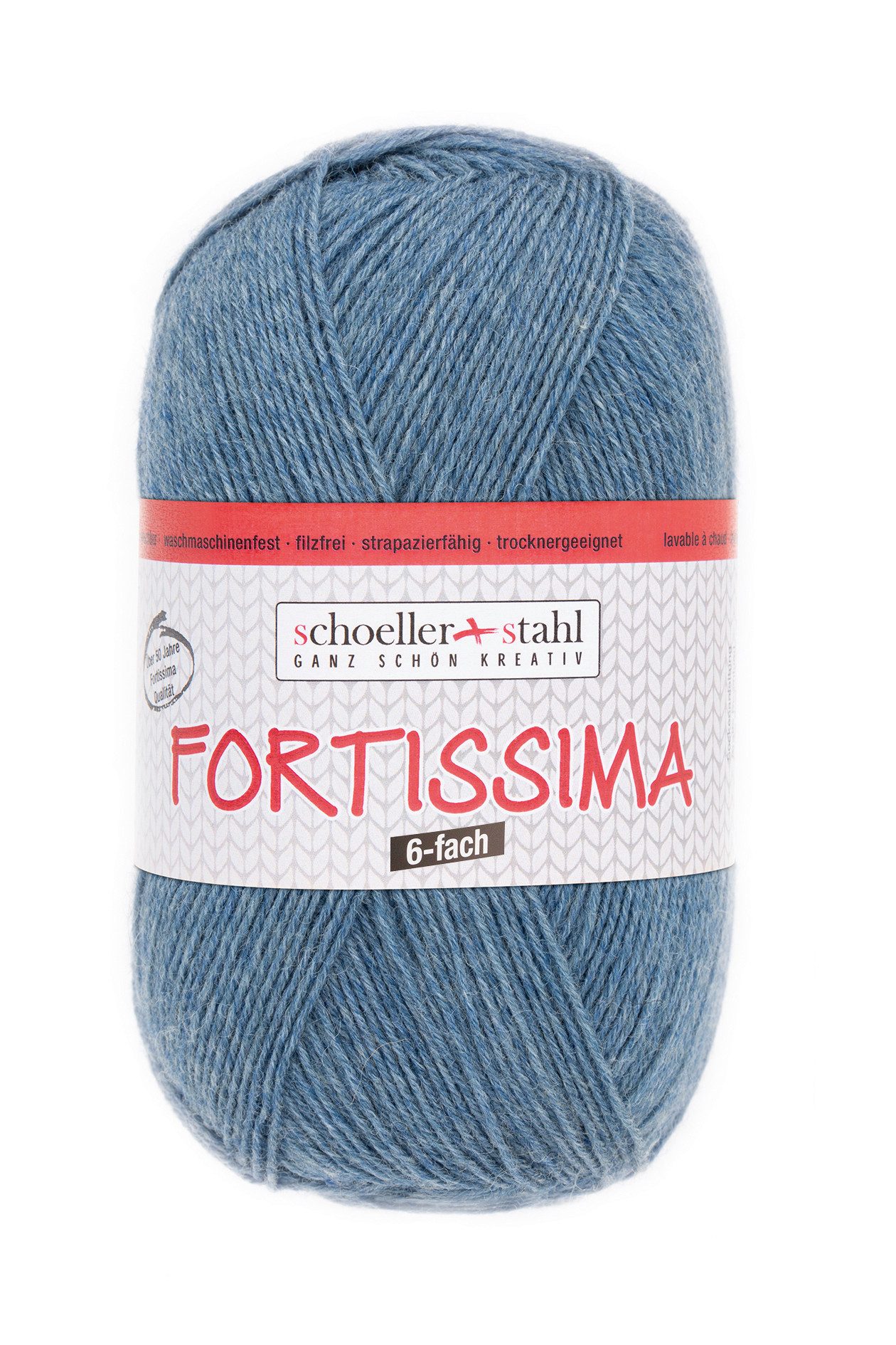 Schoeller + Stahl Fortissima 6-fach Uni & Melangen Häkelwolle, 410 m, robust, stilvoll und vielseitig