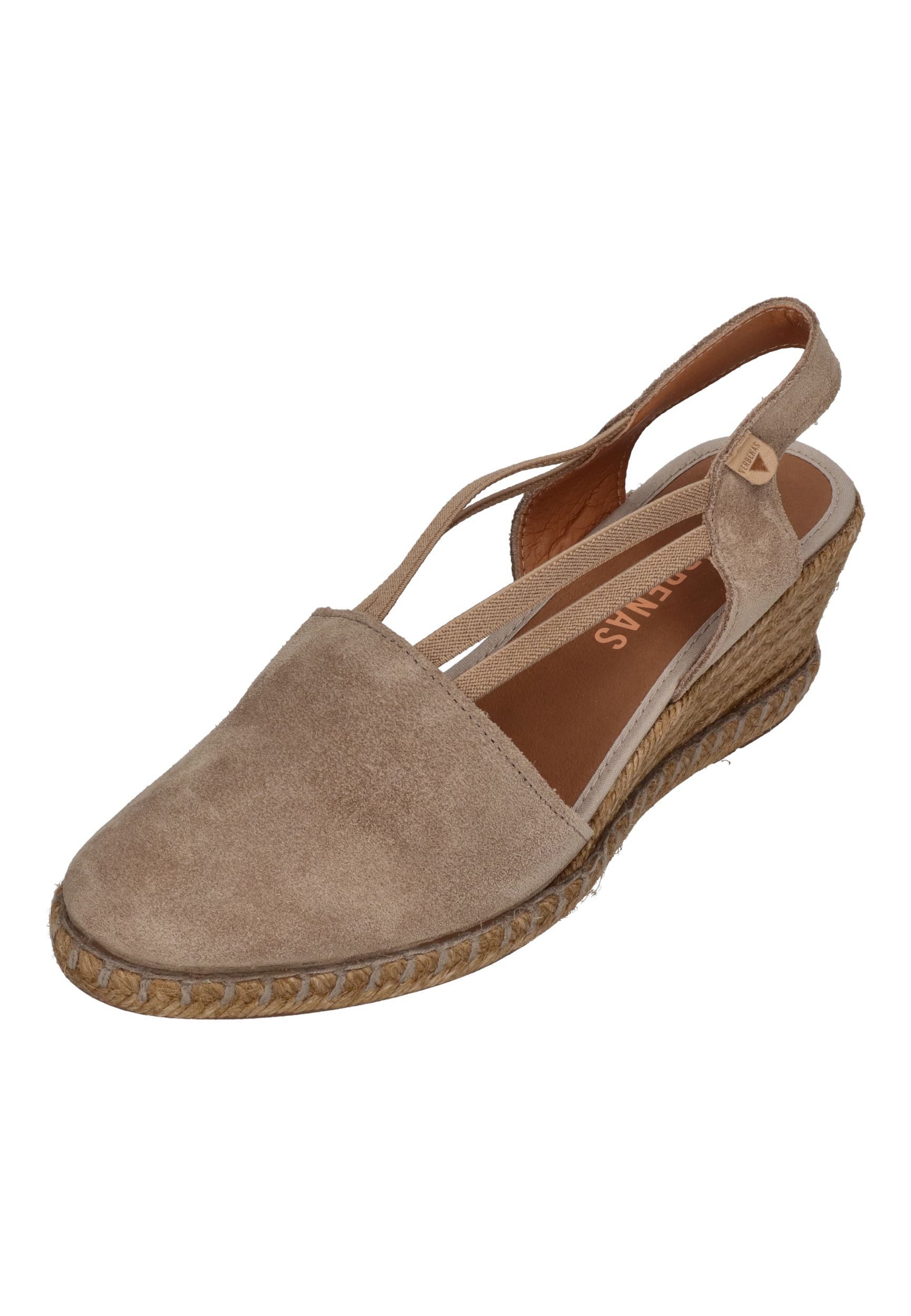 VERBENAS MAIKA Serraje tan Sandalette Piedra