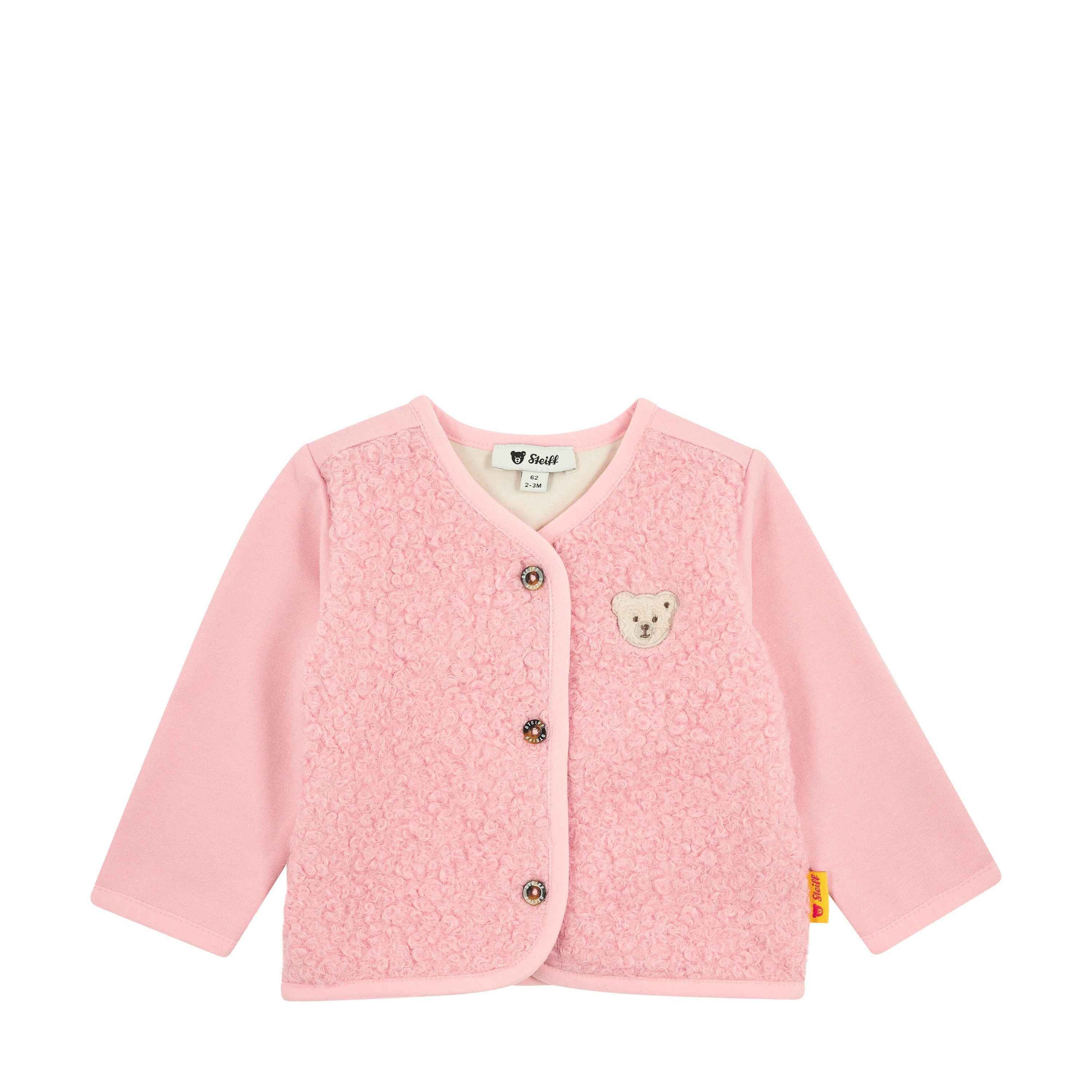 Steiff Sweatjacke Sweatjacke Winter Adventure, gefüttert