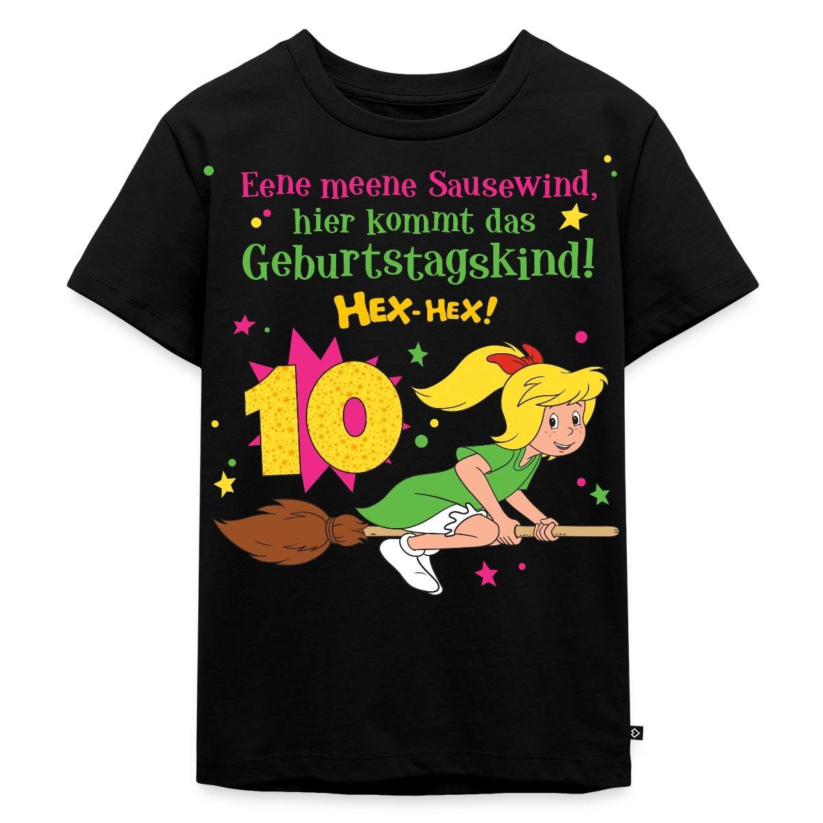 Spreadshirt T-Shirt Bibi Blocksberg Geburtstagsdesign 10 Jahre Kinder Premium T-Shirt (1-tlg)