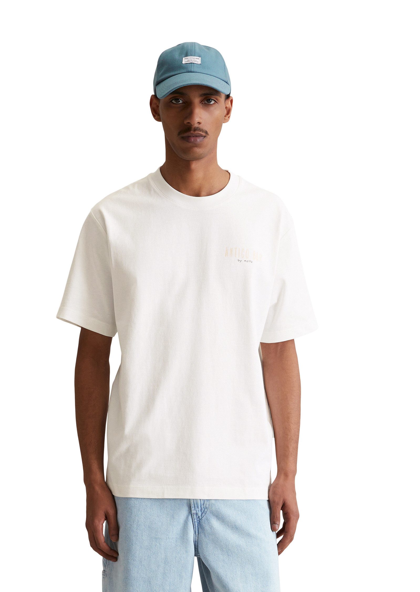 T-Shirt mit markantem Rückenprint
