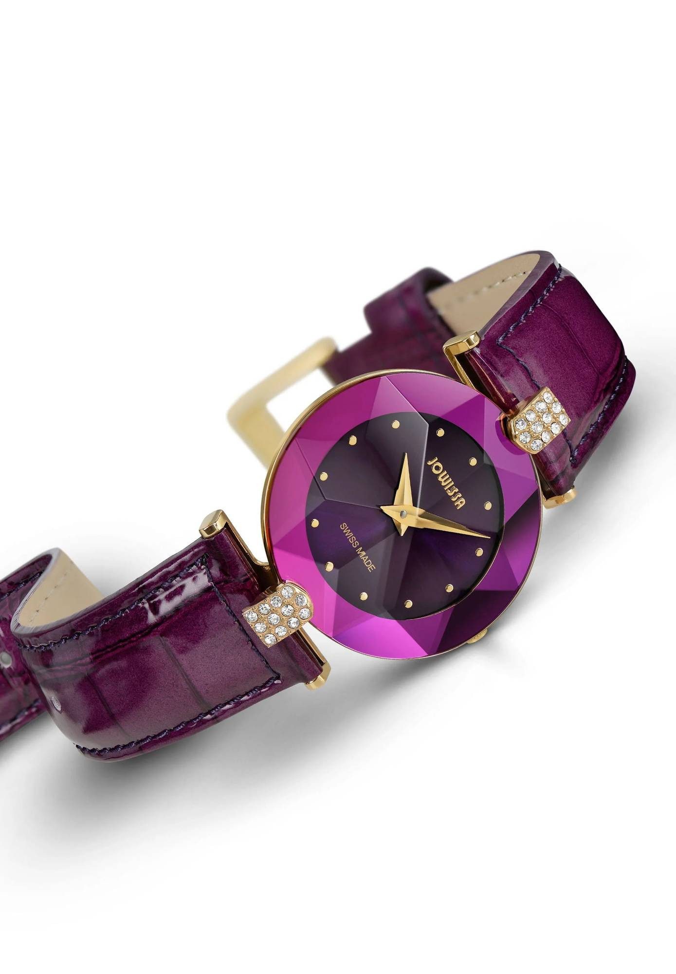 JOWISSA Schweizer Uhr Facett Strass günstig online kaufen