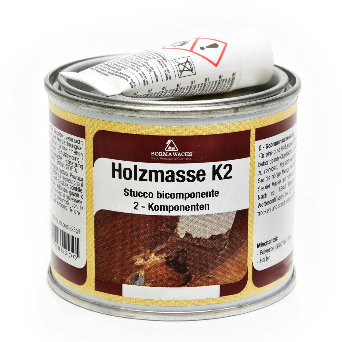 BORMA Spachtelmasse 2K Holzkitt, Schnelltrockned, 2K günstig online kaufen
