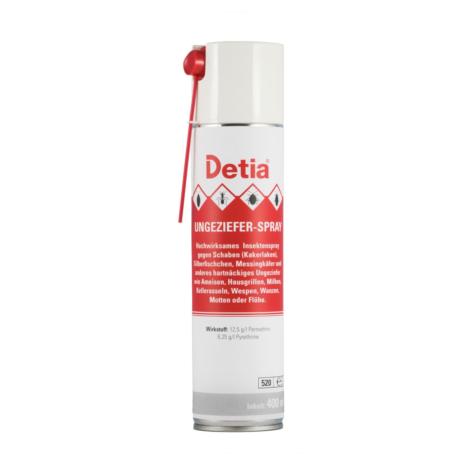 Detia Insektenvernichtungsmittel DETIA - Ungeziefer-Spray 400 ml
