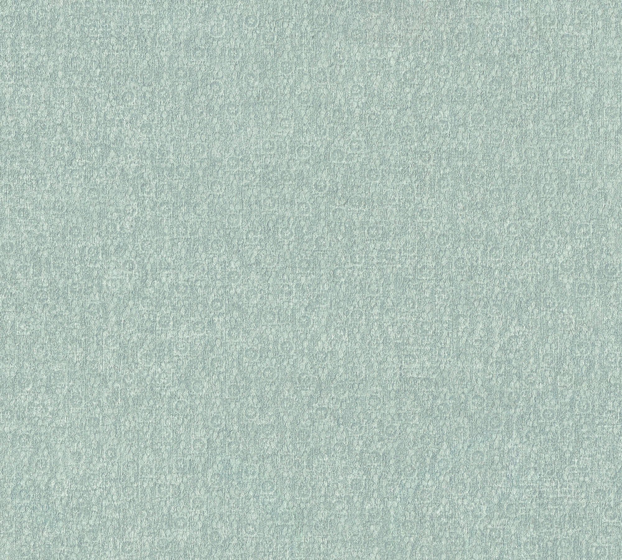 living walls Vliestapete Mata Hari, leicht strukturiert, Glitzermuster, Minimalmuster, glänzend, Uni Tapete Muster Tapeten Wohnzimmer Schlafzimmer Küche Türkis modern