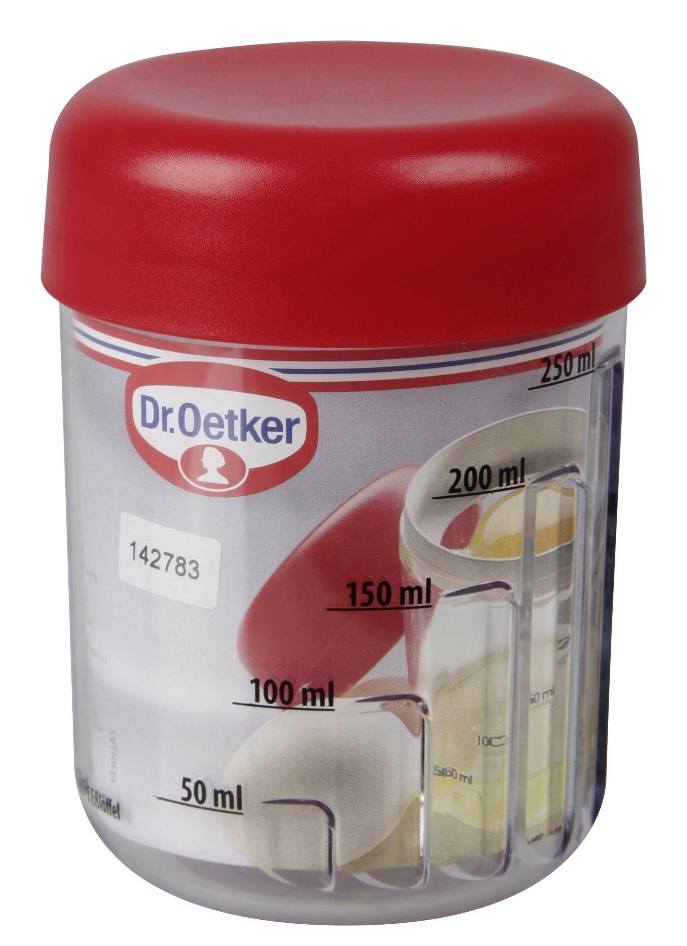 Dr. Oetker Küchenhelfer Eiertrenner Dr. Oetker - Mix- und Messbecher mit Eitrenner 250ml 3-tlg. Ø 8cm – Bild 4 von 4