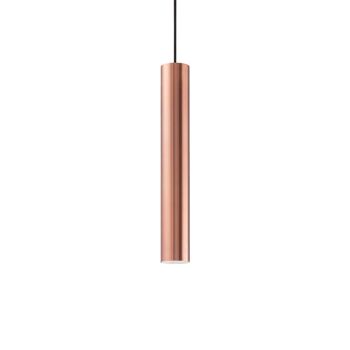 Ideal Lux Pendelleuchte Look SP1 kompakte GU10 Pendelleuchte in vielfältigen Metallic-Farben, LED wechselbar, Hängeleuchte