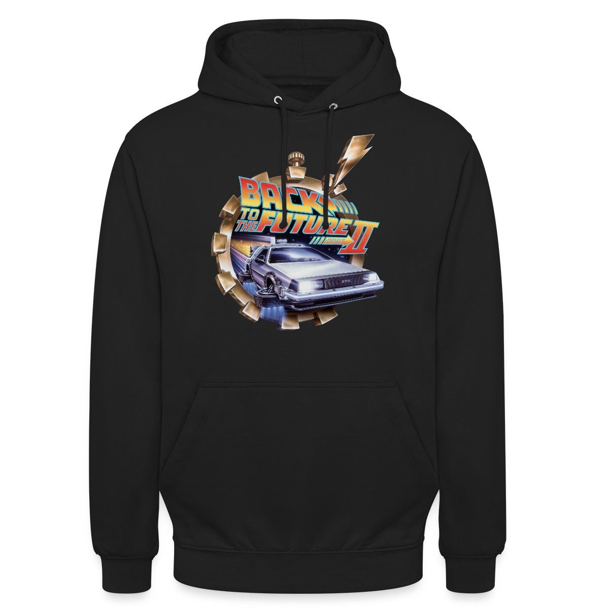 Hoodie Zurück In Die Zukunft 2 Logo Delorean Unisex Hoodie