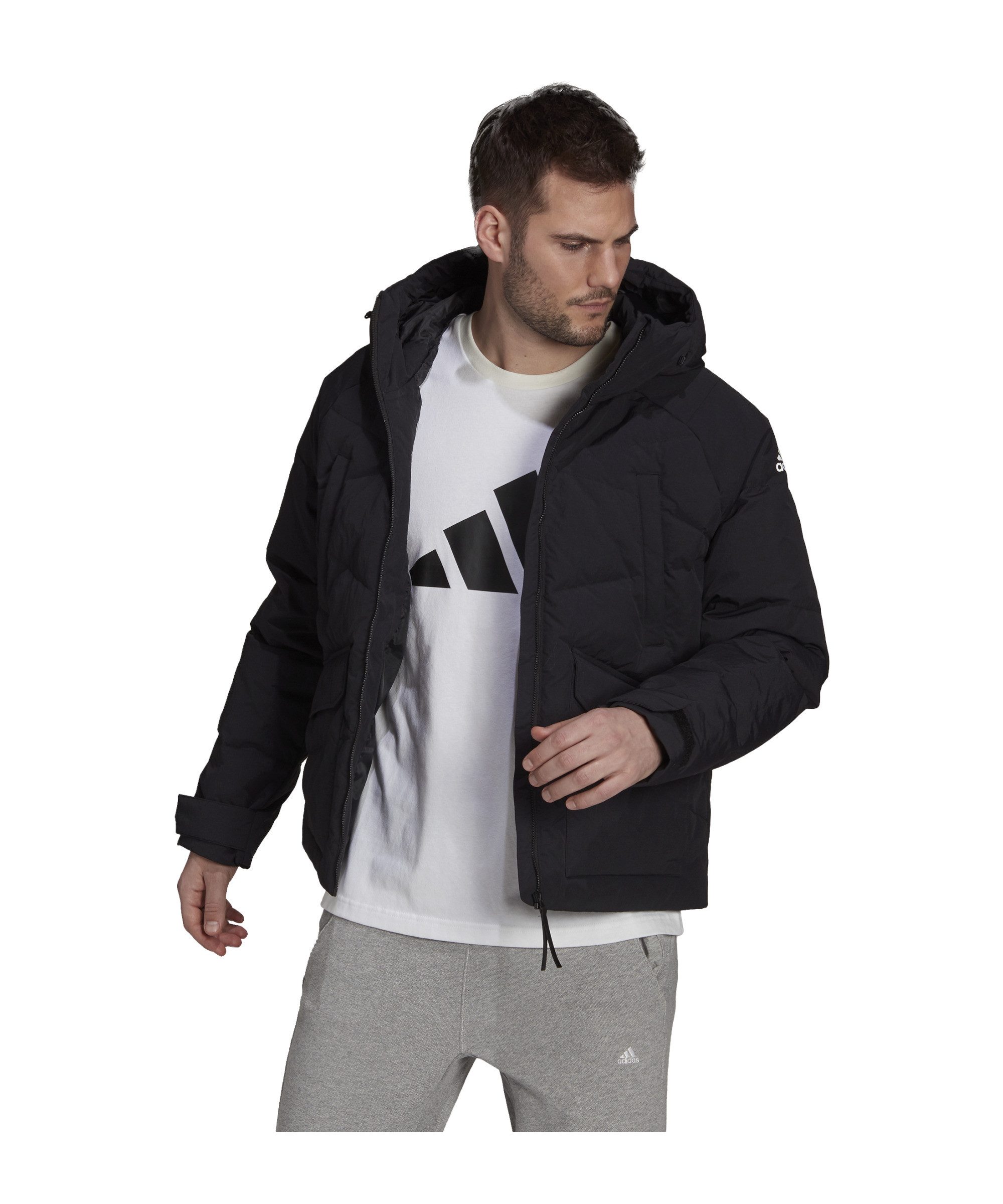 adidas Performance Sweatjacke adidas Performance Big Baffle Winterjacke Polyamid
