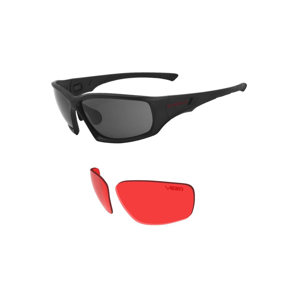 SWISS EYE® Fahrradbrille WOLF V620 TACT. BRILLE SCHWARZ