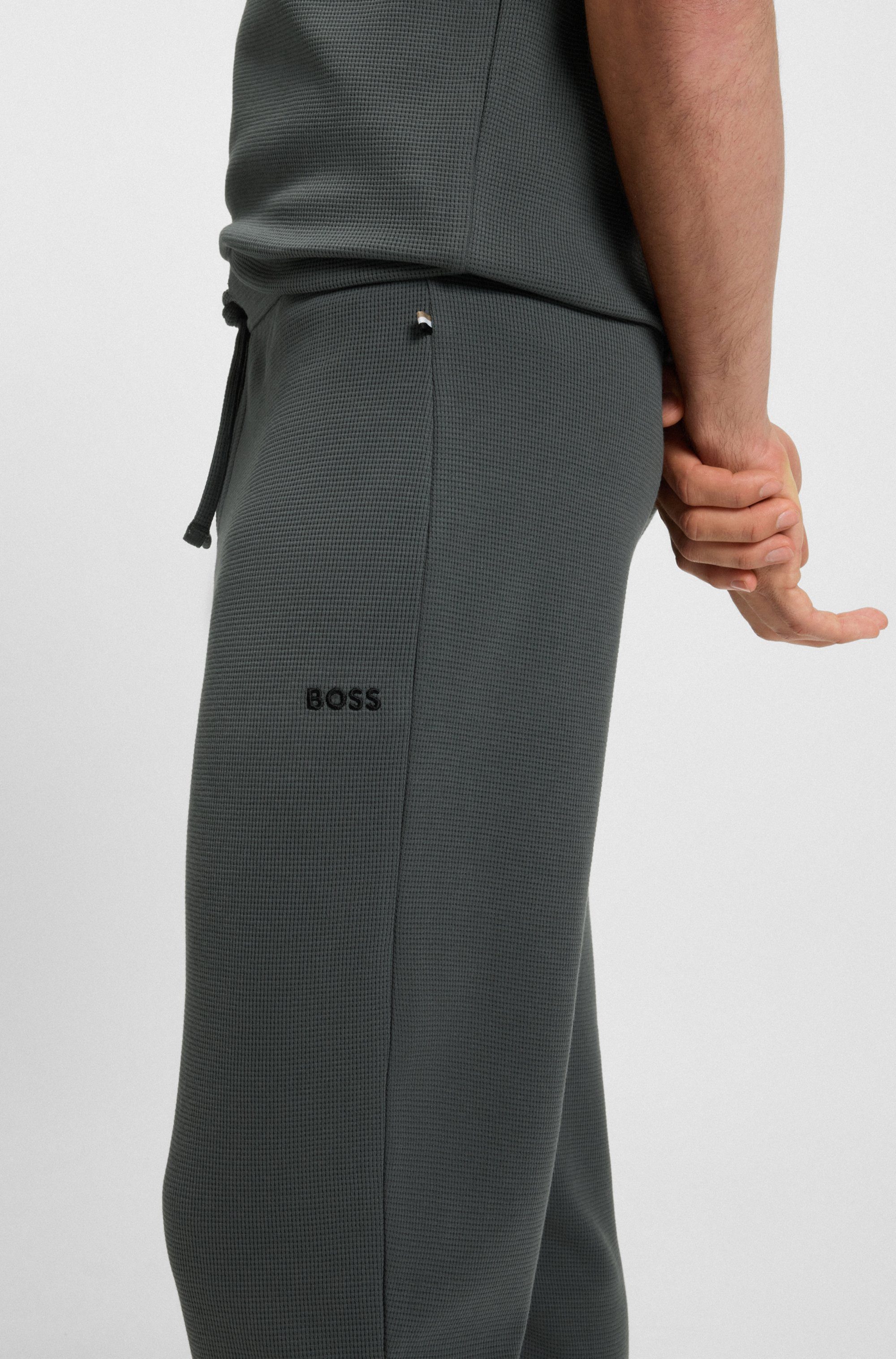 BOSS Pyjamahose Waffle Pants Cuf günstig online kaufen