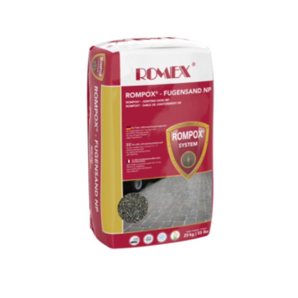 Romex Fugensand Rompox - Fugensand NP 25kg, mindert Unkrautwuchs, wasserdurchlässig