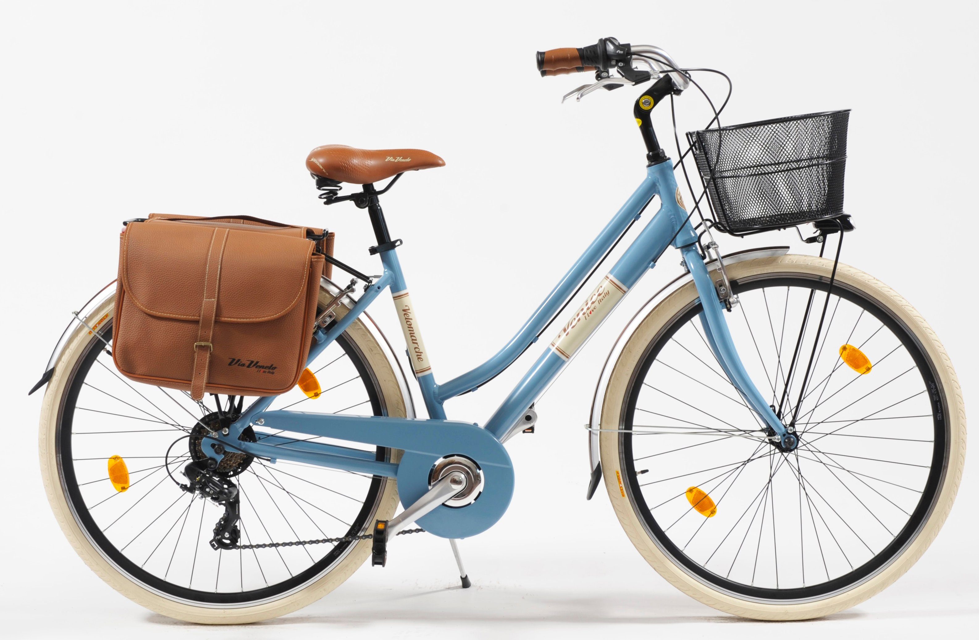 VENICE - I love Italy Cityrad Citybike 605 Alu Lady, 6 Gang, Kettenschaltung, für Damen, Kettenschaltung