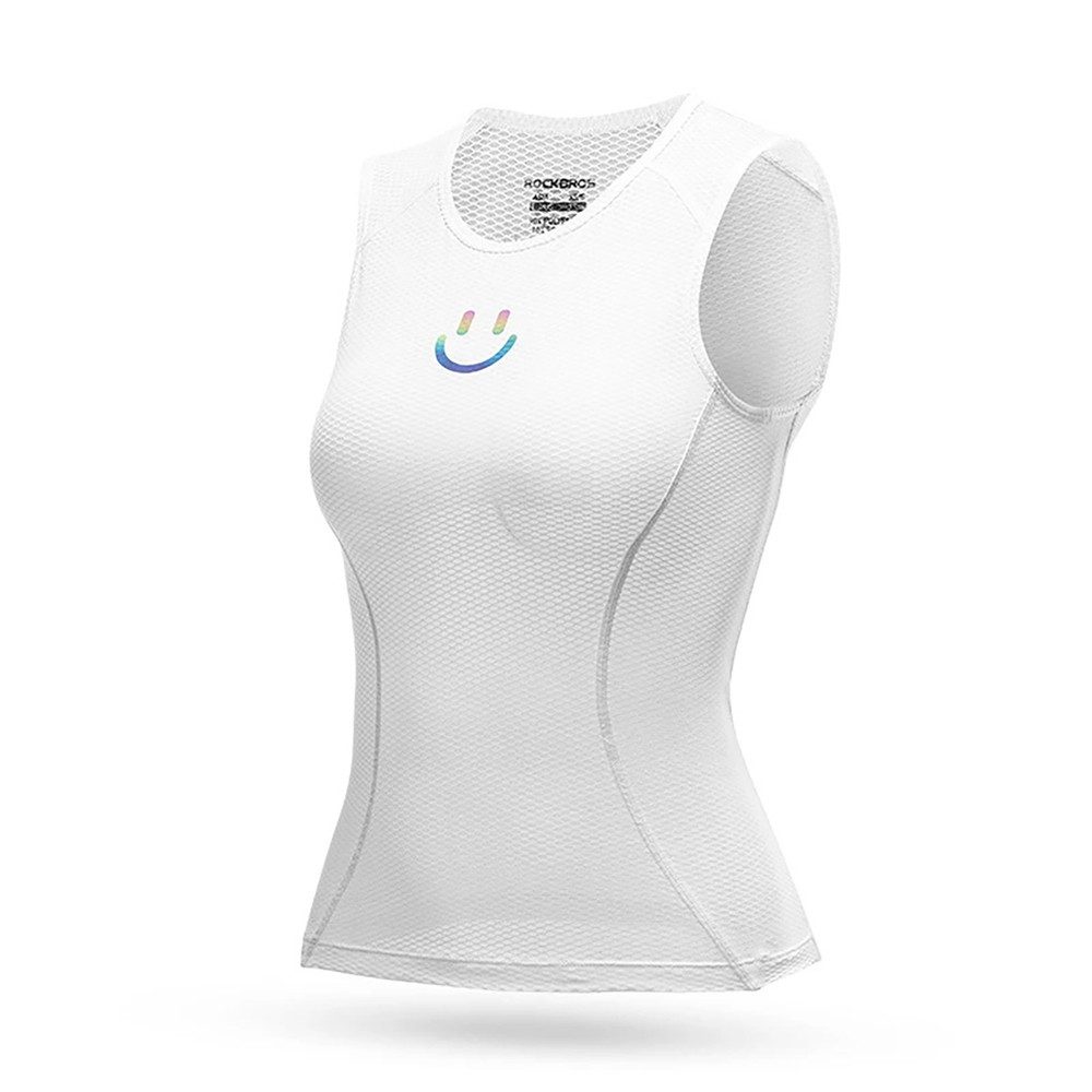 ROCKBROS Radtrikot Radtrikot Fahrradtrikot (Spar-Set, 1-tlg) ärmellos, atmungsaktiv, schnelltrocknend, reflektierend