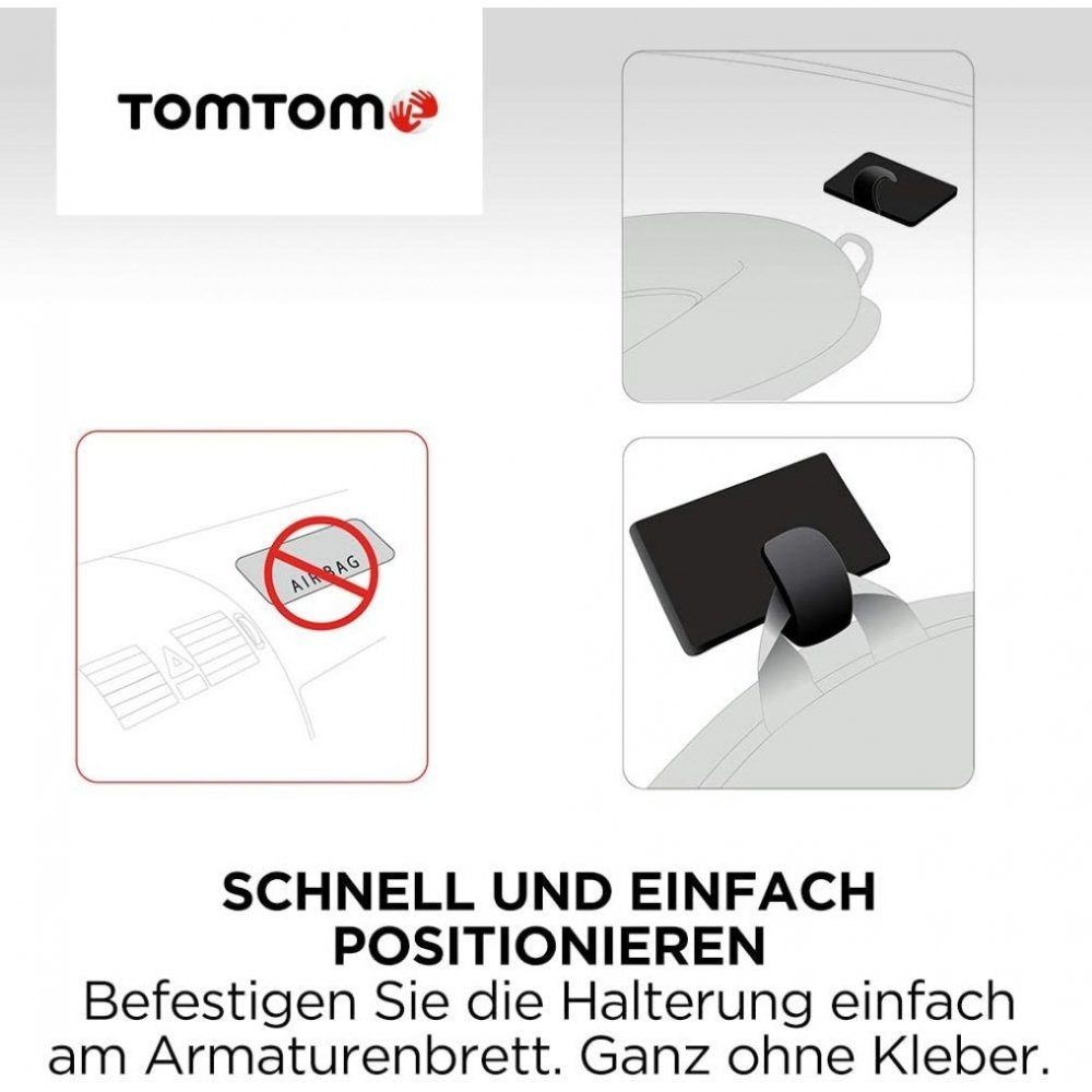 TomTom Navigationsgeräte-Halterung 9UUB.001.01 - Adapterplatte zur Armaturenbrettmontage - Halterung-schwarz