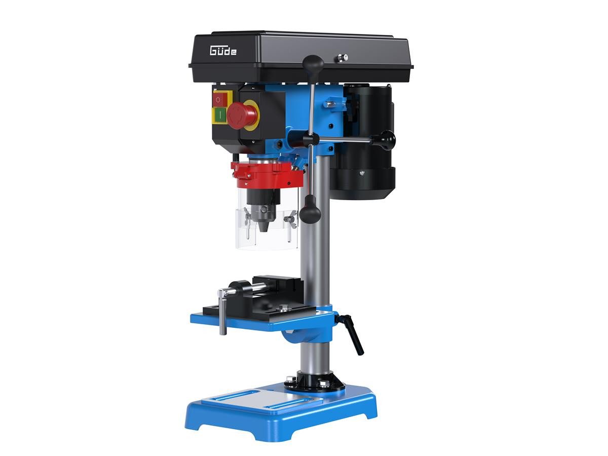 Güde Tischbohrmaschine GTB 16/550 LASER, 230 V, max. 2500 U/min, 550 W, Bohrfutterkegel B16, Keilriemenantrieb, Positionslaser