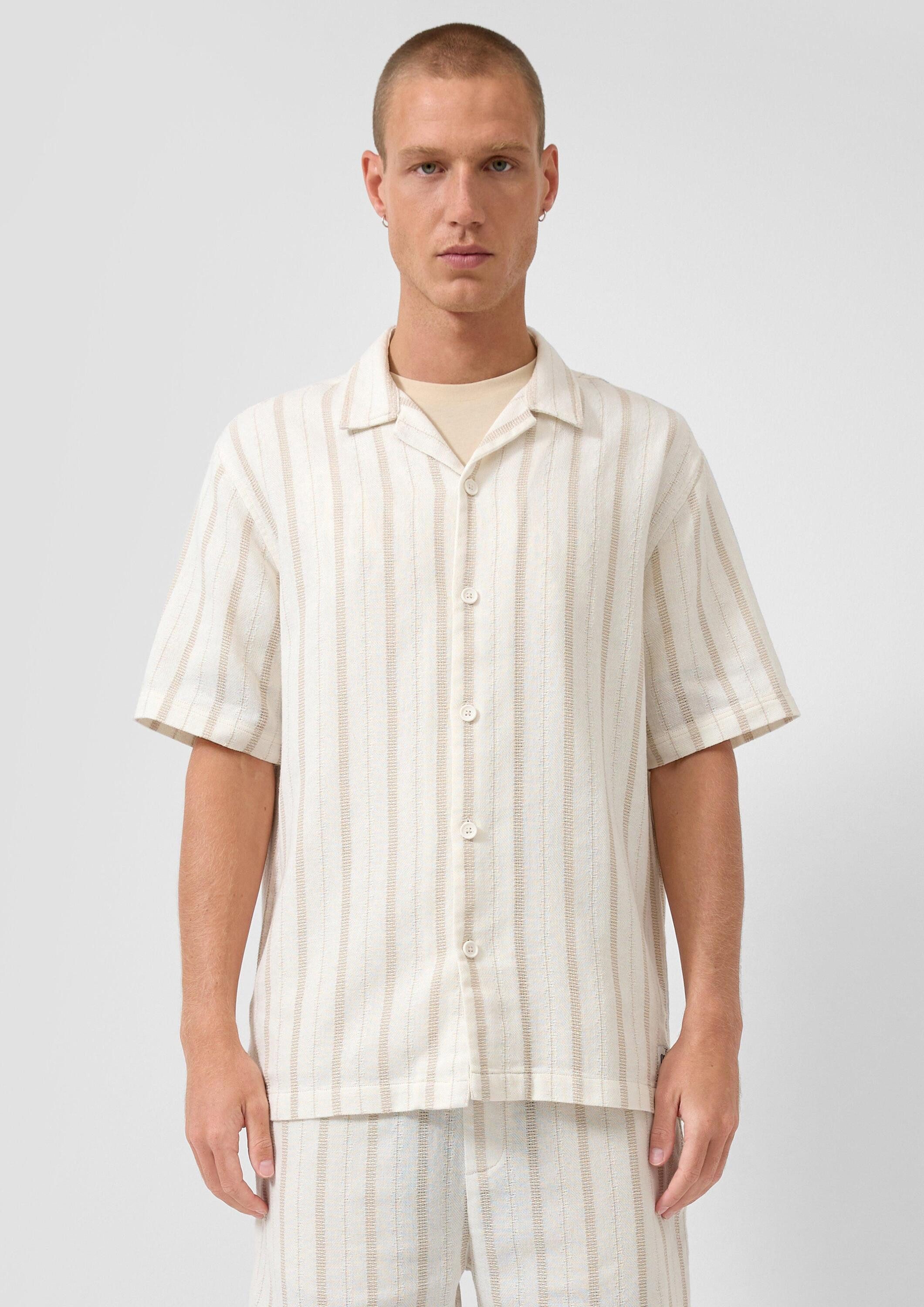QS Kurzarmhemd Hemd Resort Fit: Hemd mit Streifen