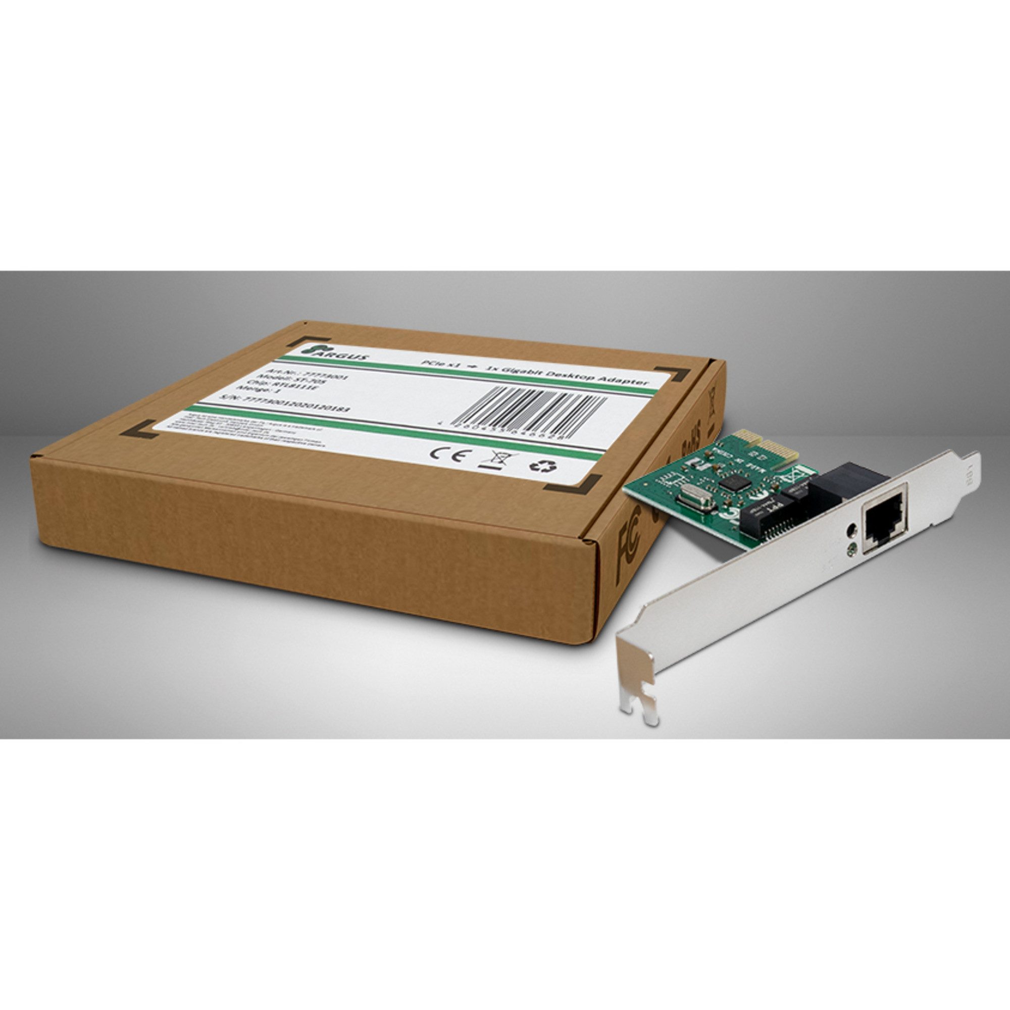 Inter-Tech Inter-Tech ST-705 Desktop-Netzwerkadapter, Netzwerk-Adapter
