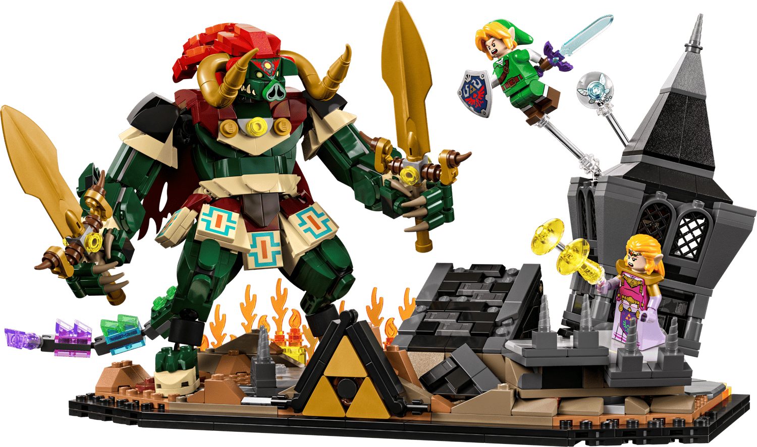 LEGO® The Legend of Zelda 77093 Ocarina of Time™ – Das Letzte Gefecht Spielbausteine, (Set, 1003 St., Set)
